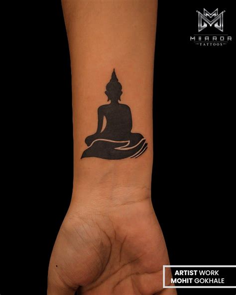 buddha tattoo small|More.